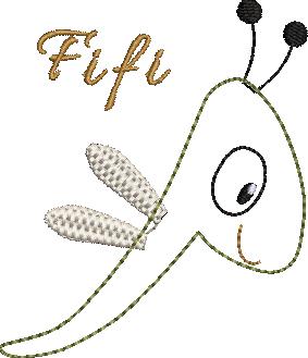 Vážka FIFI detail v stroji